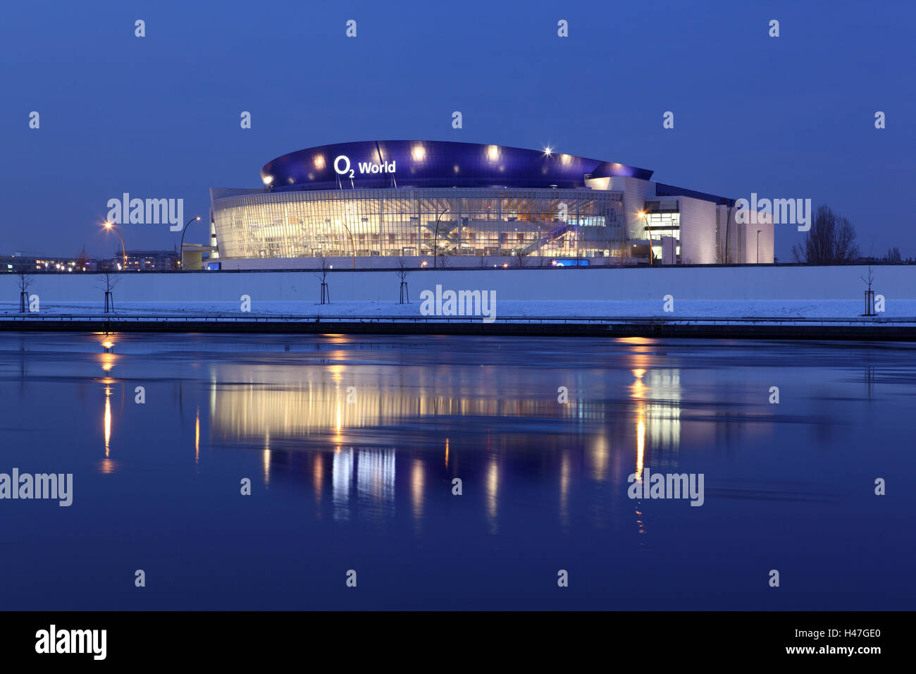 O2 world illuminated night hi-res stock photography and images - Alamy