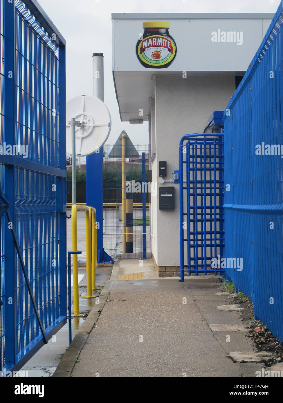 A general view of the Unilever Marmite factory in Burton on Trent
