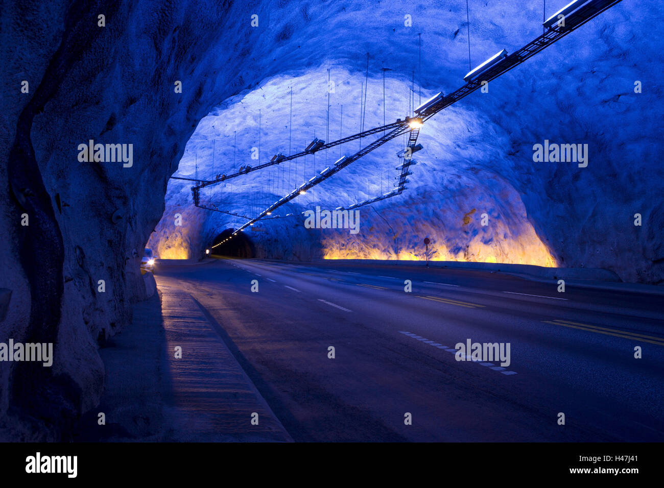 Aurlandstunnel, Laerdaltunnel, Aurland, Sogn og Fjordane, Norway