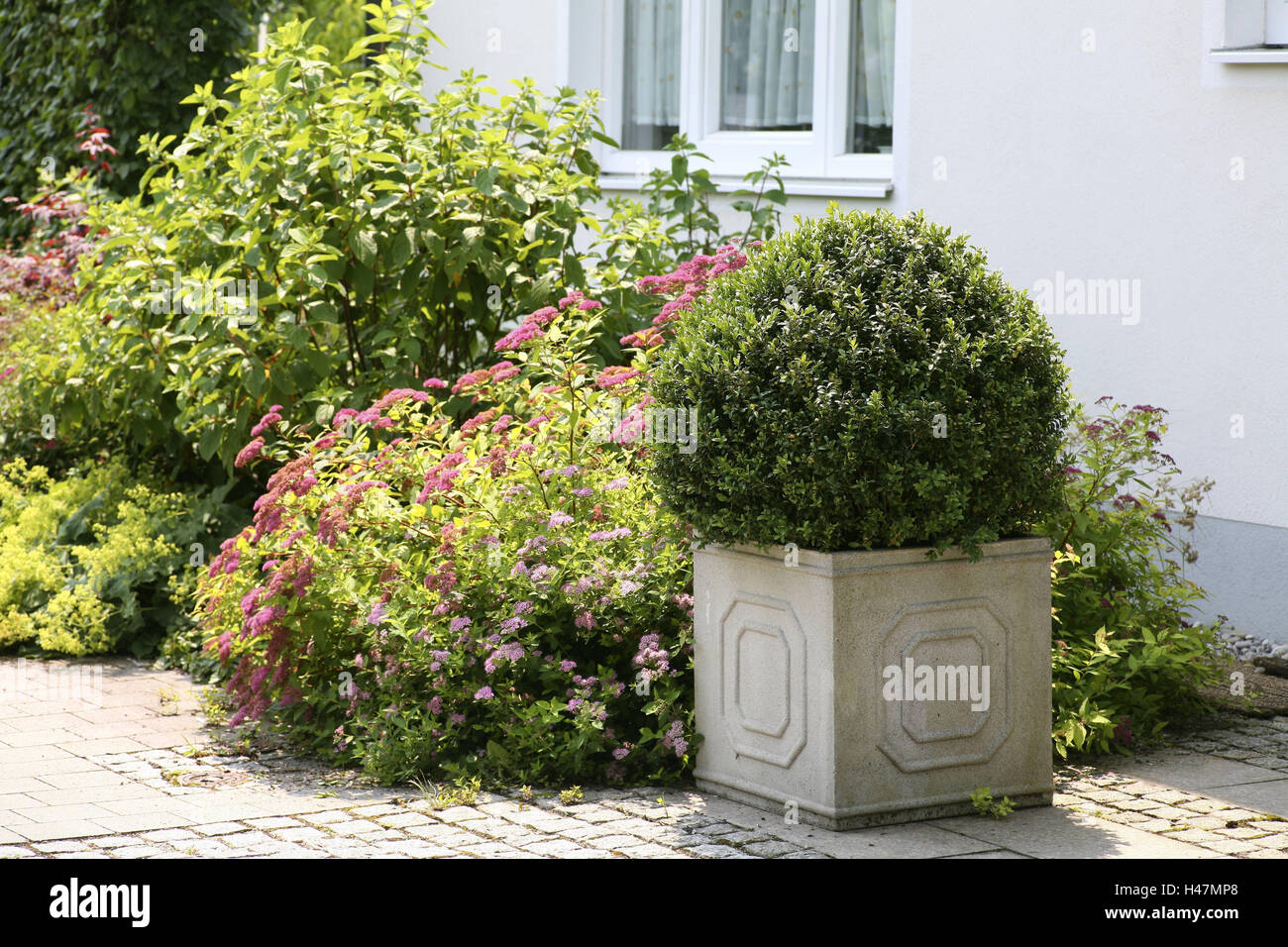 Stone trough, box, Stock Photo