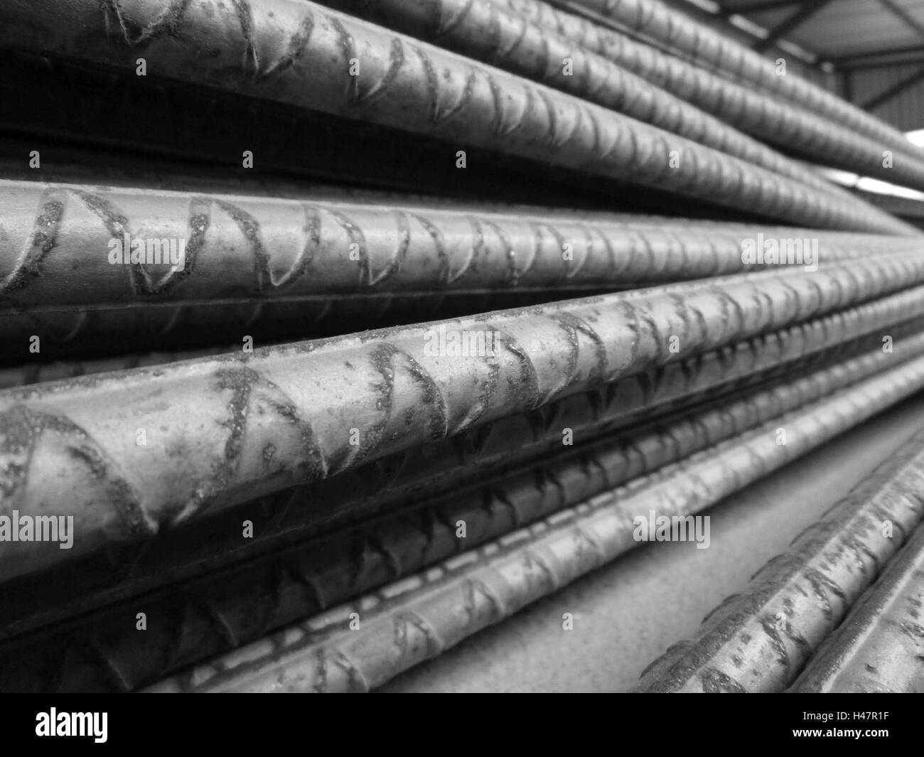 steel bars used in construction Stock Photo Alamy