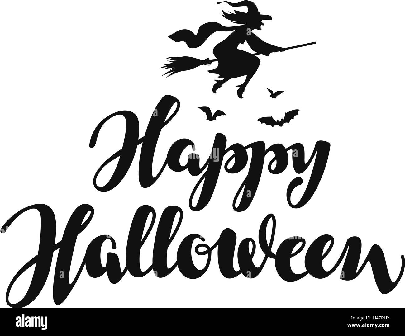 Happy Halloween message background. Vector illustration Stock Vector ...