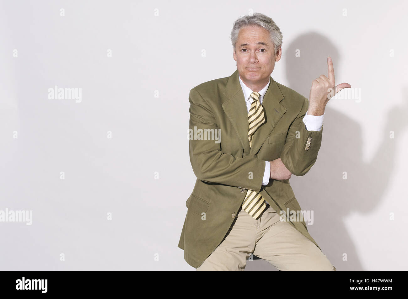 Man, middle age, gesture, Stock Photo
