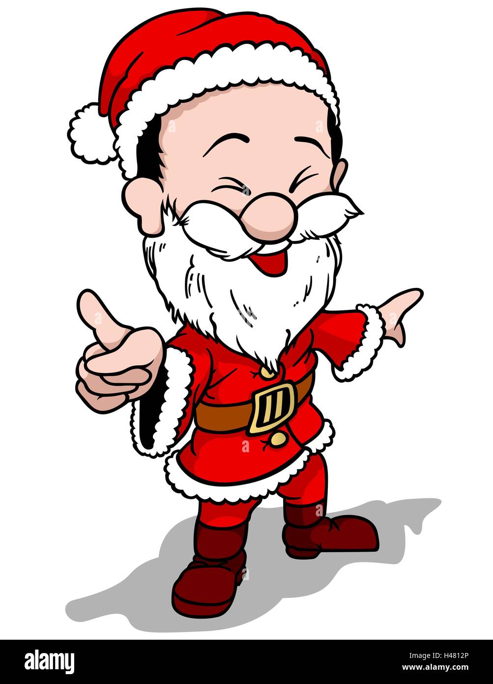 Laughing Santa Claus Stock Vector Image Art Alamy Laughing Santa Claus Stock Vector Image Art Alamy