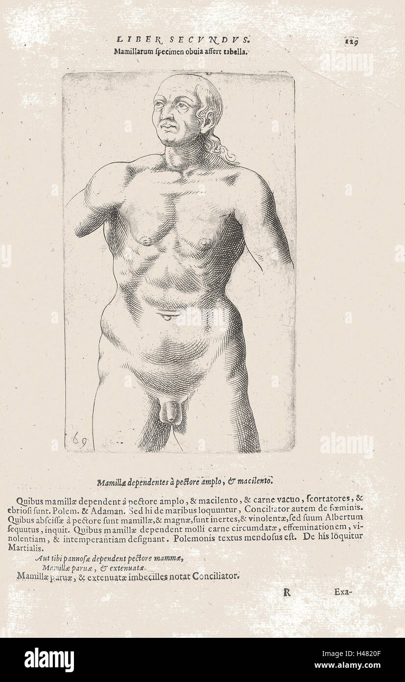 Illustration emphasizing the ancient pseudo-science Stock Photo