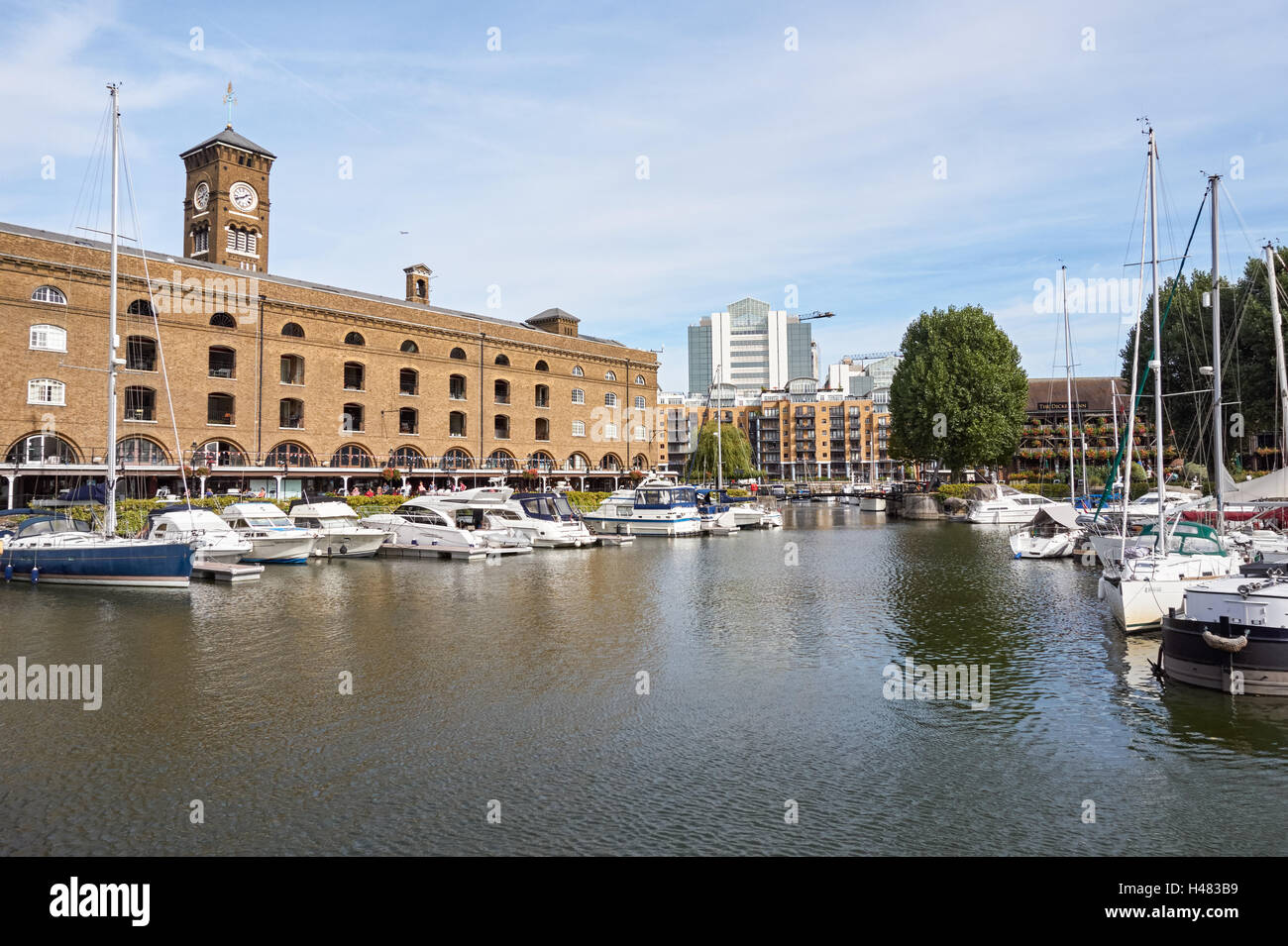 The Ivory House at St Katharine Docks and Marina in London, England