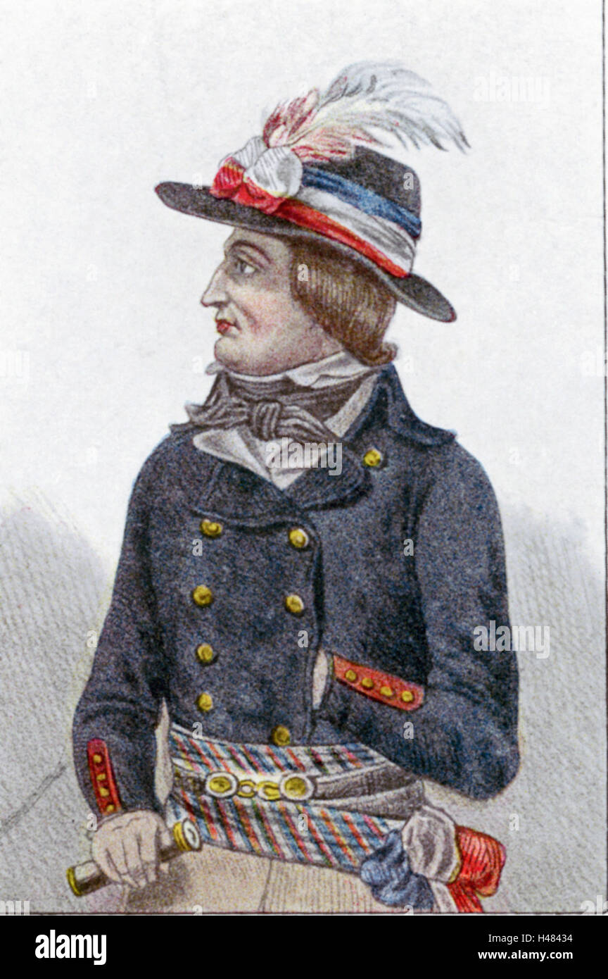 Lazare Nicolas Marguerite Carnot (1753-1823) French revolutionary Stock Photo