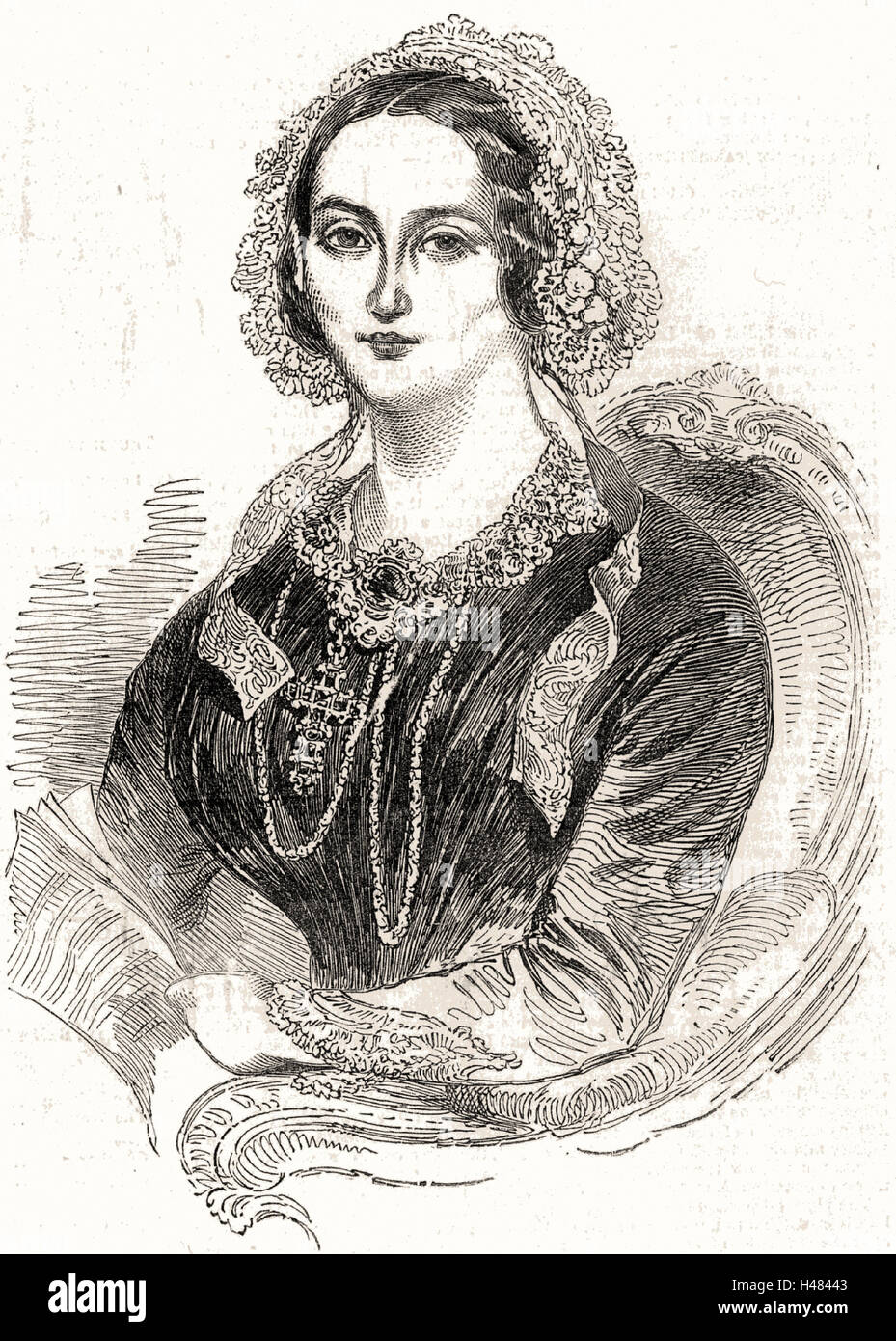 Henriette Sontag (1806-1854) celebrated German soprano Stock Photo