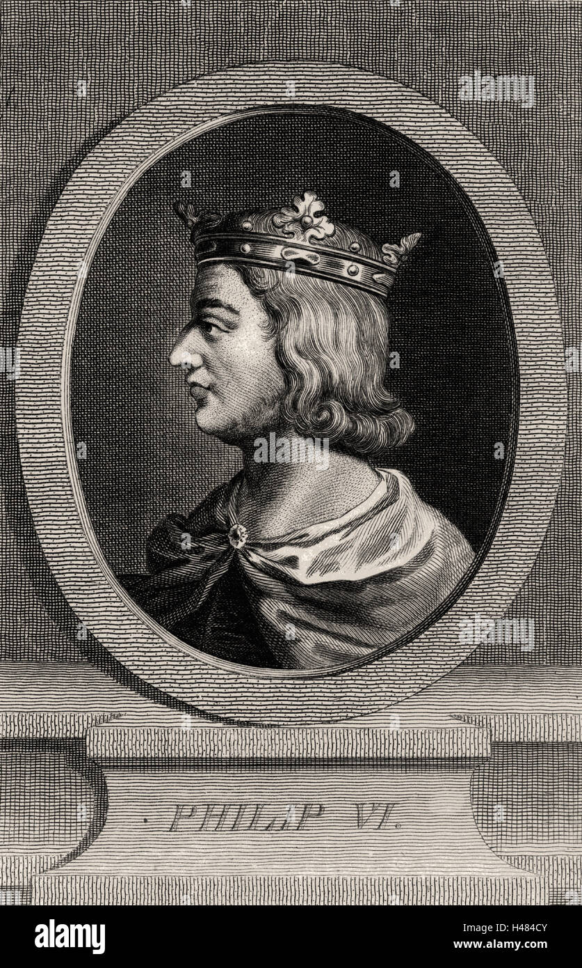 Philip VI (1293-1350) king of France from 1328 Stock Photo