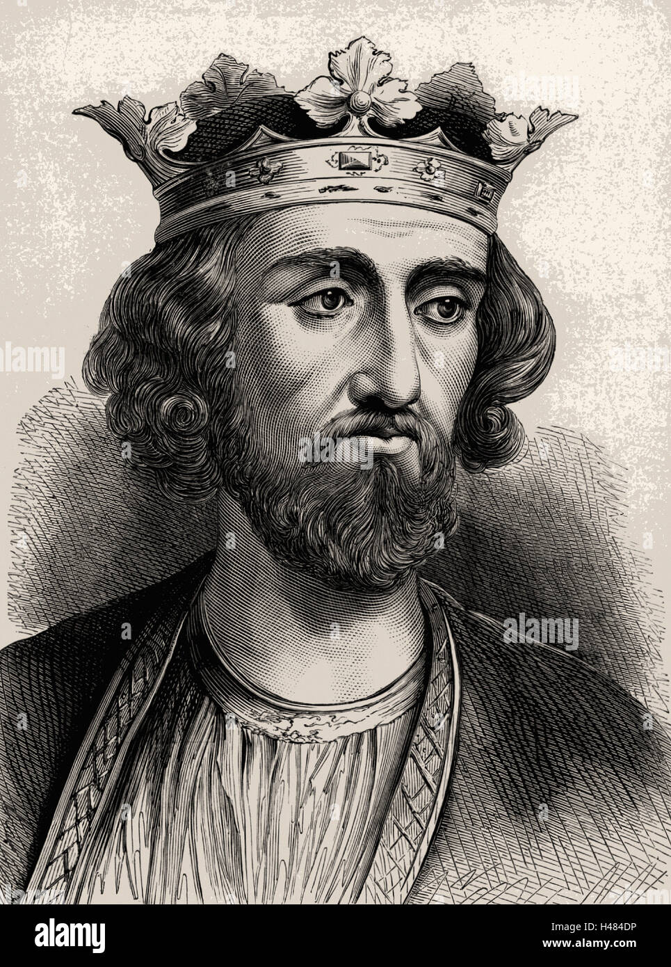 Edward I (1239-1307), king of England from 1272. Known as Edward Longshanks Stock Photo