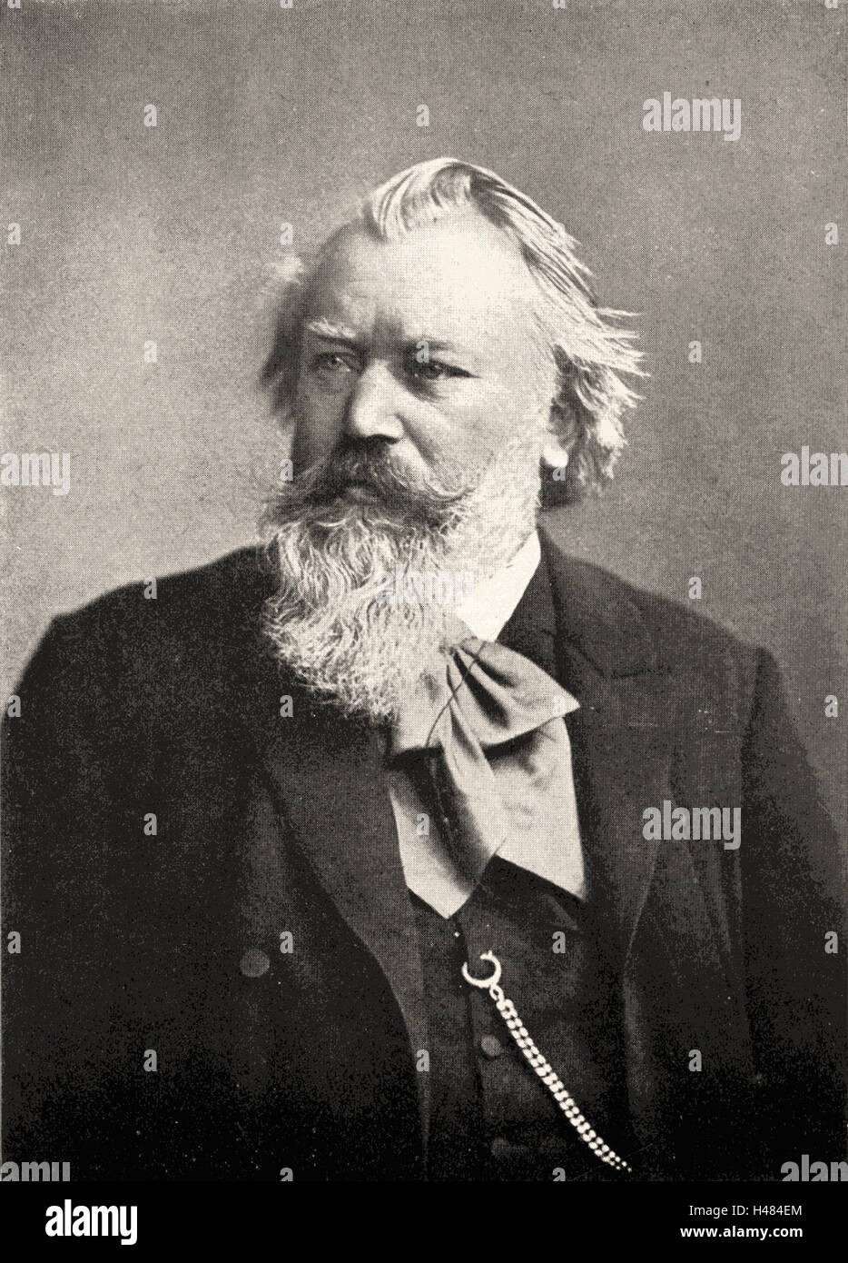 Johannes Brahms (18331897) German composer Stock Photo Alamy