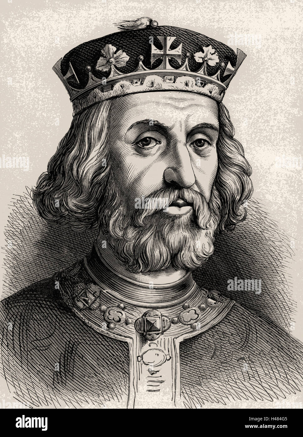 Henry III (1207-72) king of England from 1216; Stock Photo