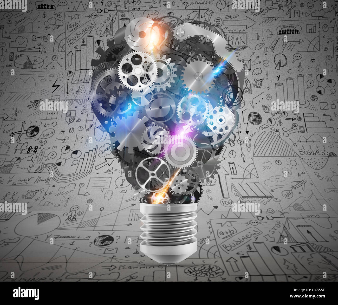 System of mechanisms hi-res stock photography and images - Alamy