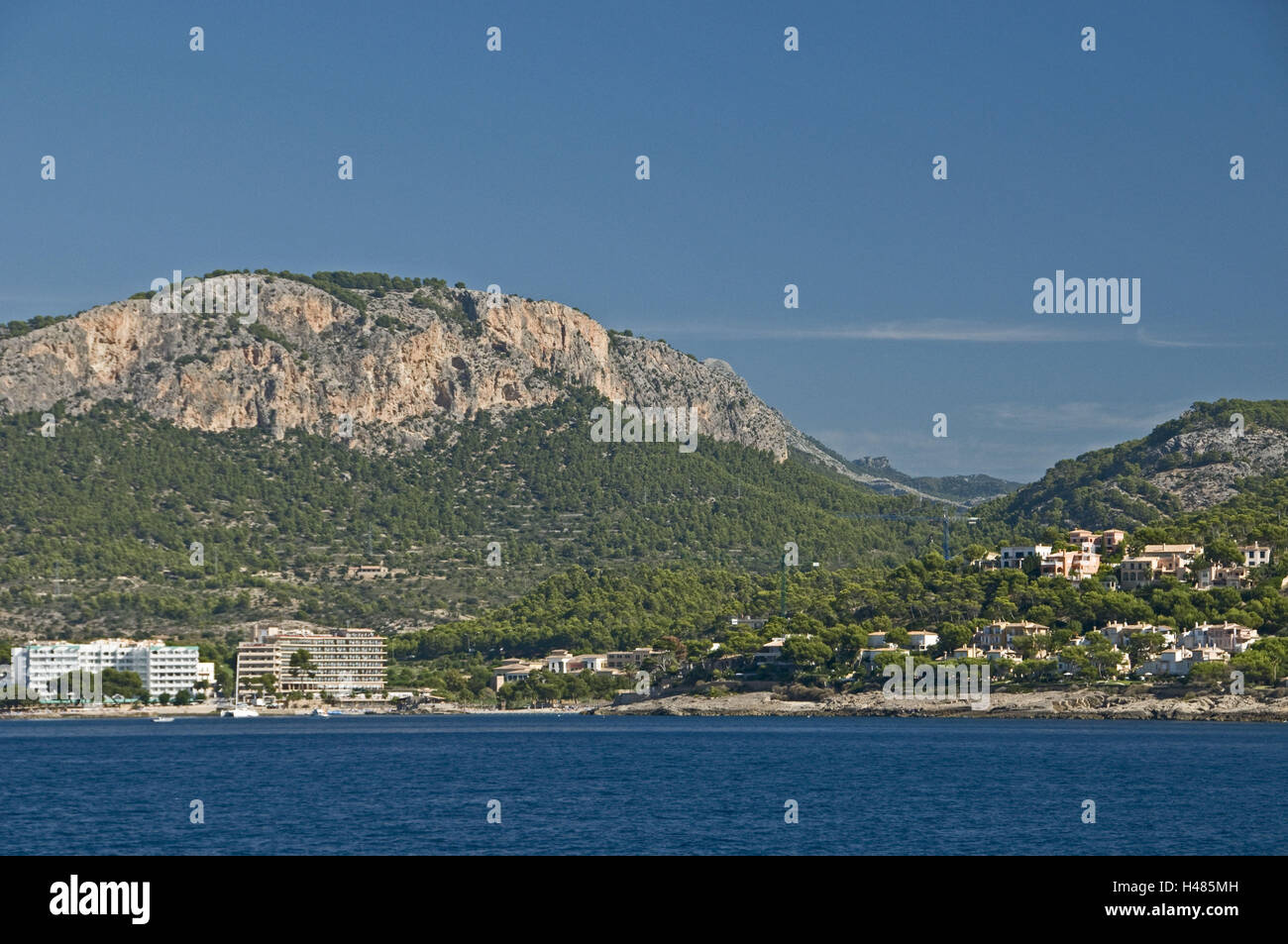 Spain, the Balearic Islands, Majorca, camp de Mar, hotel, villas Stock Photo Alamy