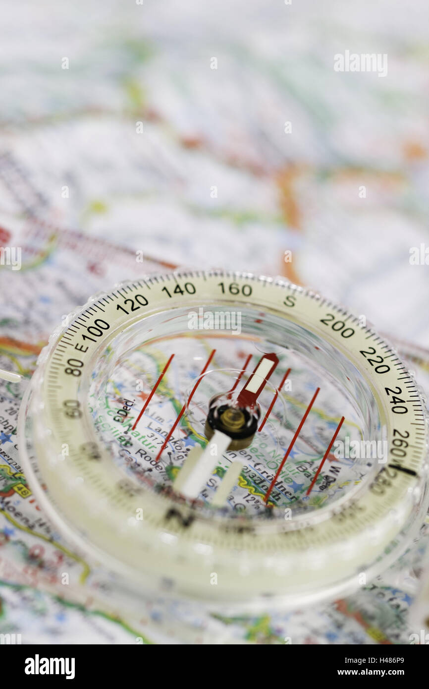 Map, compass, orientation, direction, travel, plan, freedom, groundbreaking, directions, indicate, pointer, Stock Photo