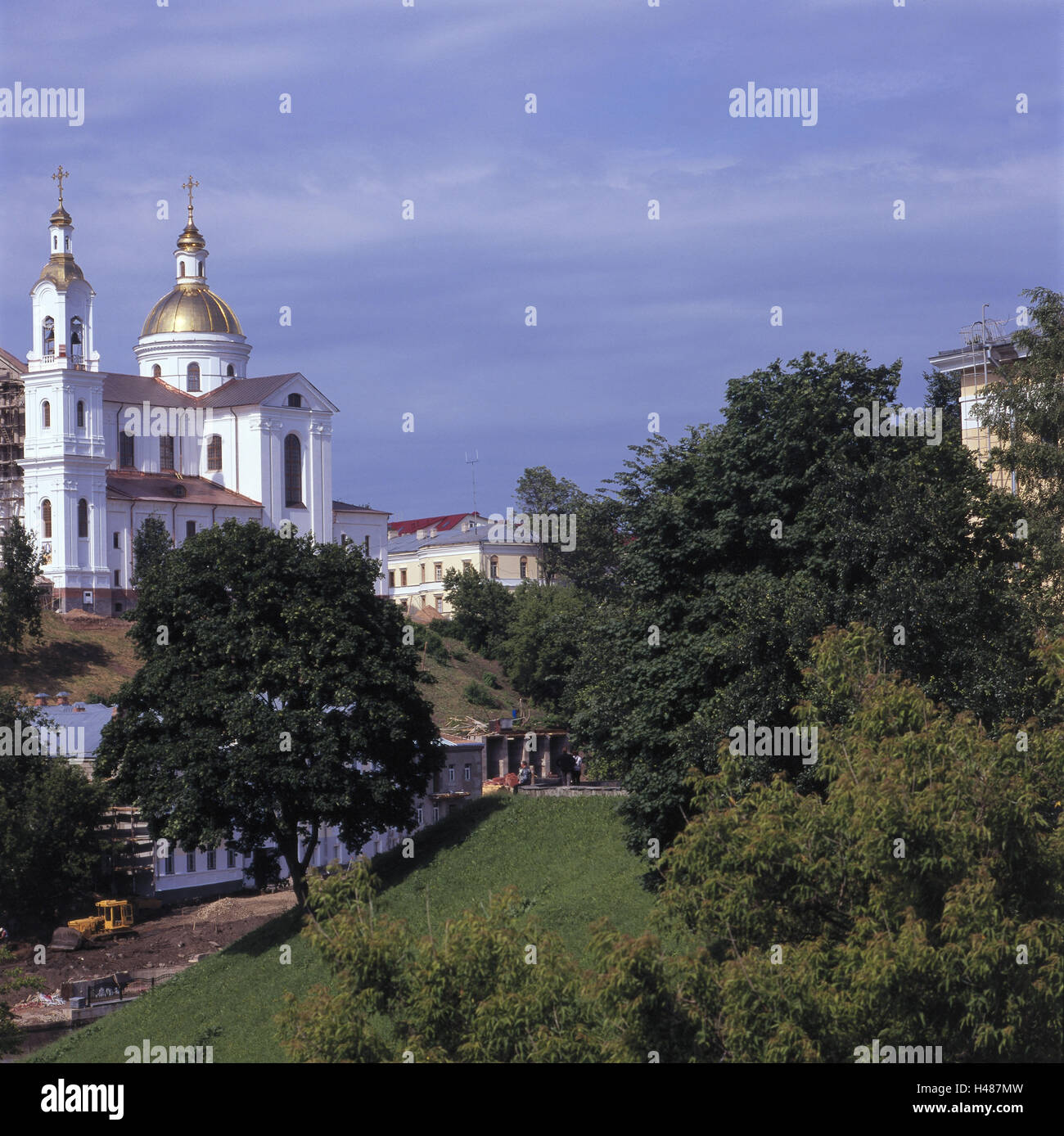 Byelorussia, Wizebsk, Catholic church, Stock Photo