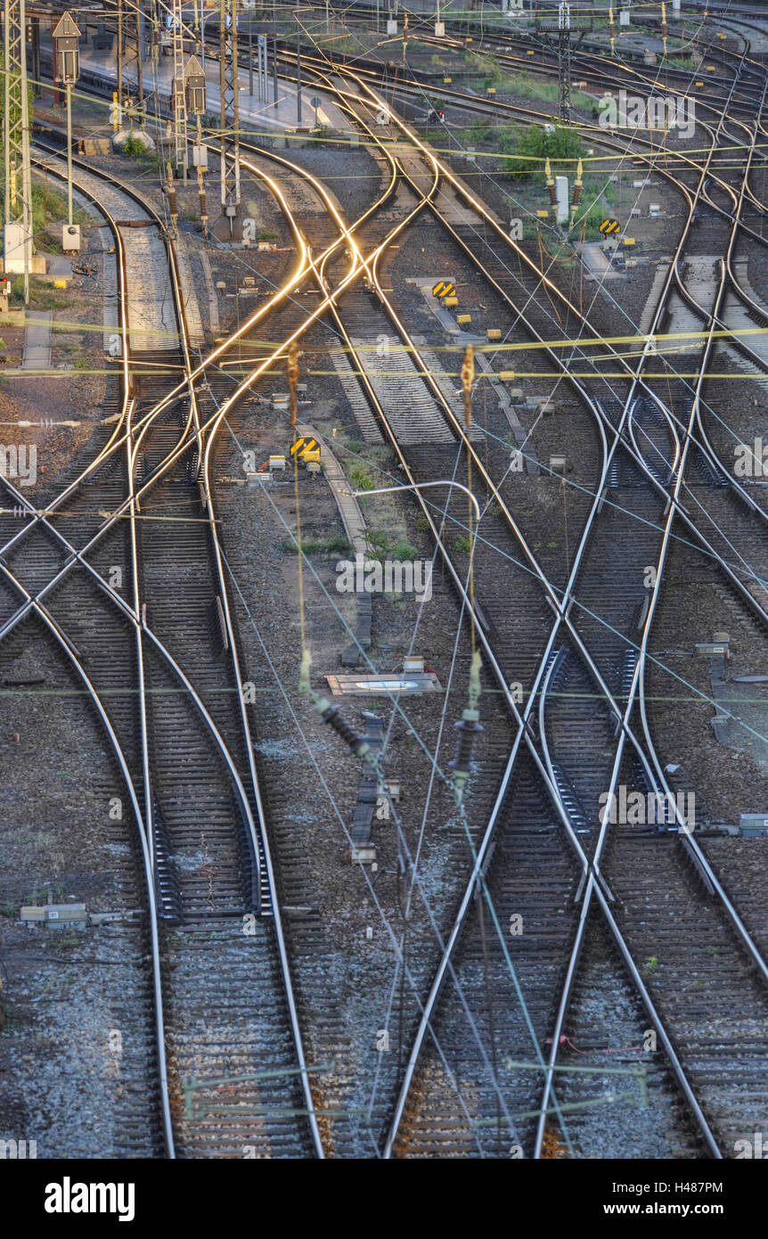 Railway junctions hi-res stock photography and images - Alamy
