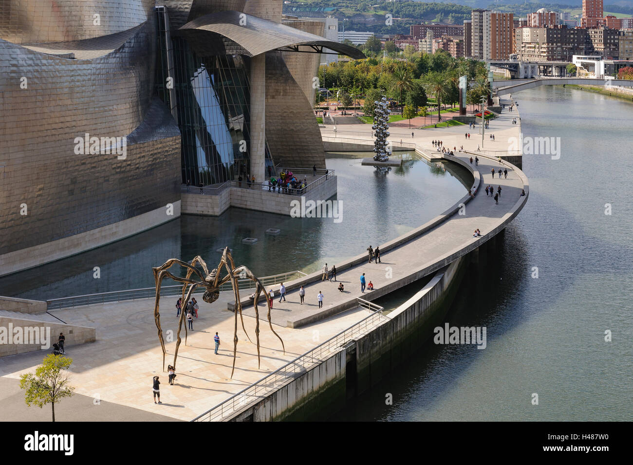 Guggenheim Museum, Bilbao, Basque Country, Spain, Europe. Stock Photo