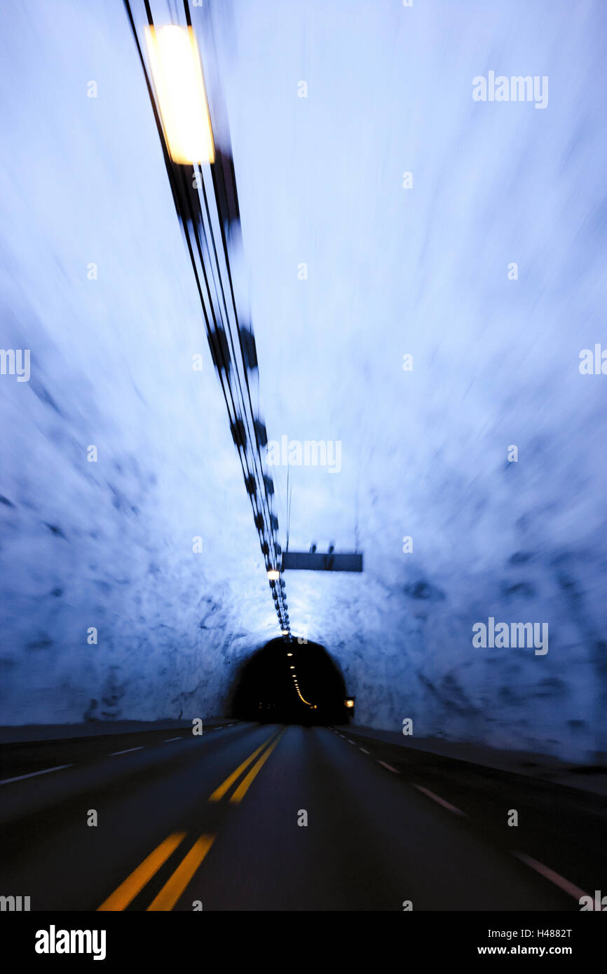 Scandinavia, Norway, foreign tunnel, Stock Photo