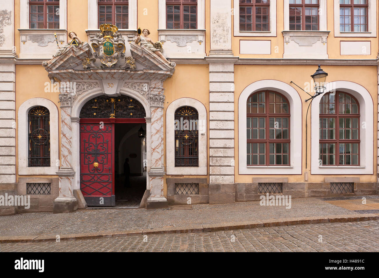 Germany, Saxony, Görlitz, baroque house, cultural-historical museum ...