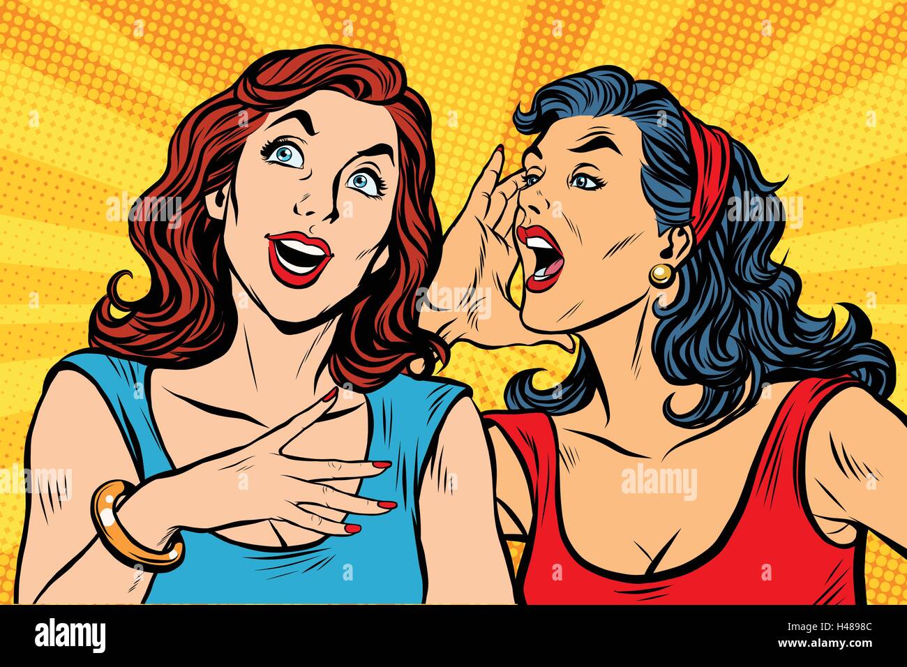 Pop art scream hi-res stock photography and images - Alamy