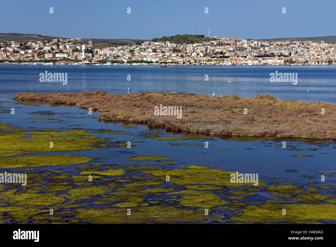 Italy, Location Sardinia, sea view Sant 'Antioco, Stock Photo