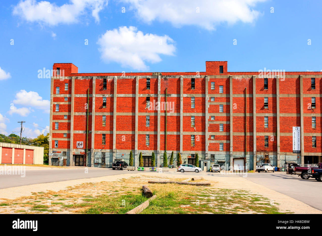 Old industrial building off Manchester Street in the Distillery