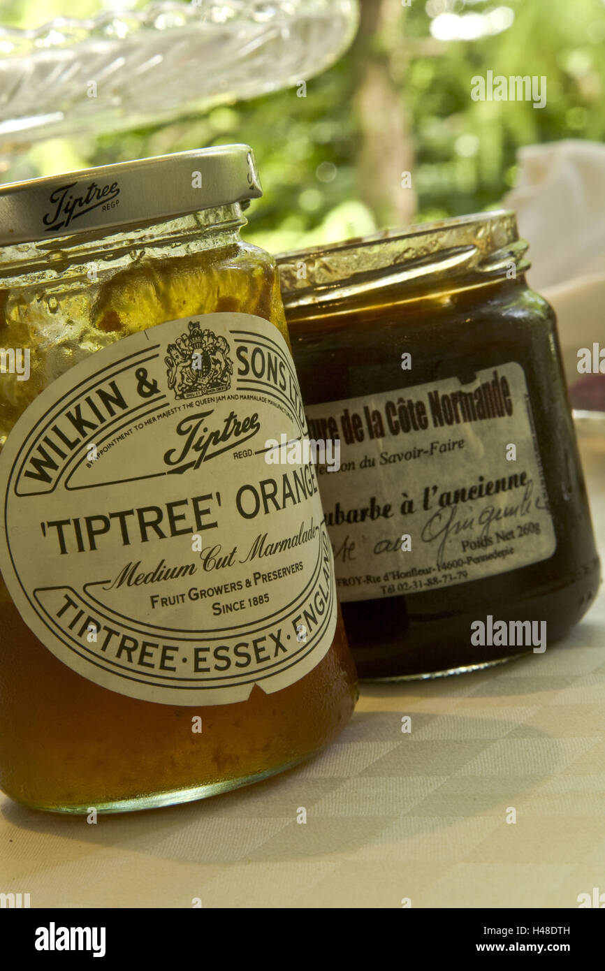 Table Jam Breakfast, table, jam, jam, detail Stock Photo - Alamy