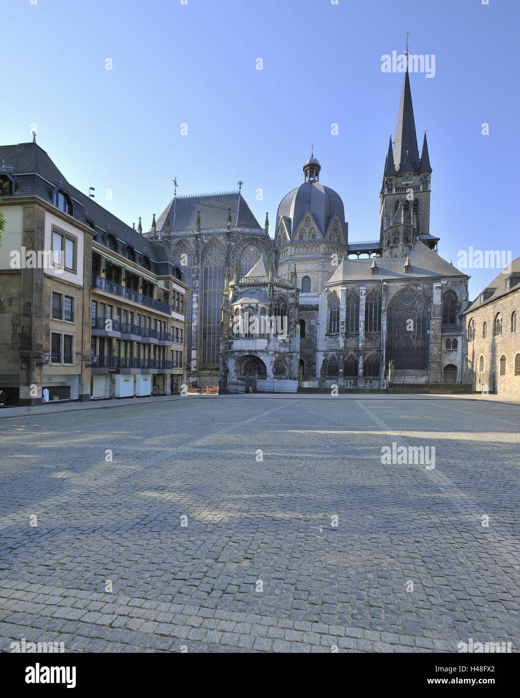 Aachen, cathedral, North Rhine-Westphalia, Germany, Stock Photo