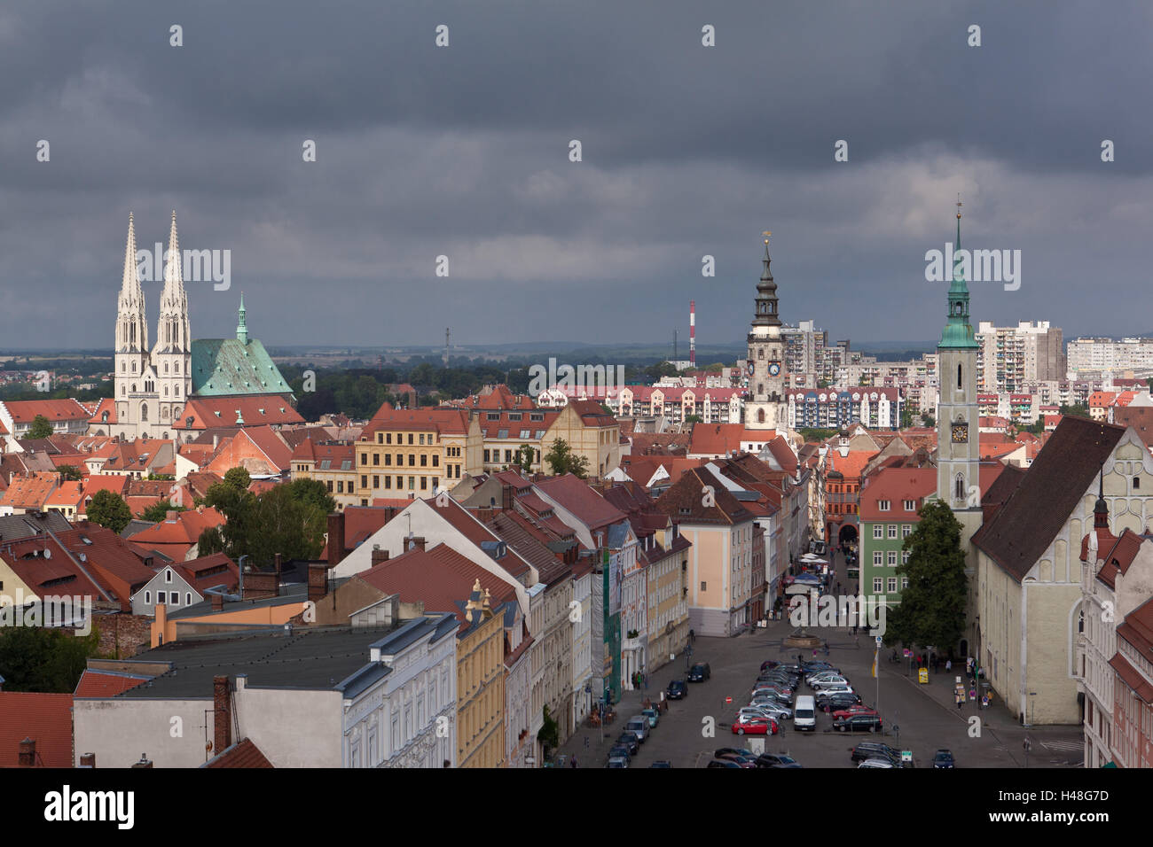 Germany, Saxony, Görlitz, old town, Peter's church Stock Photo - Alamy