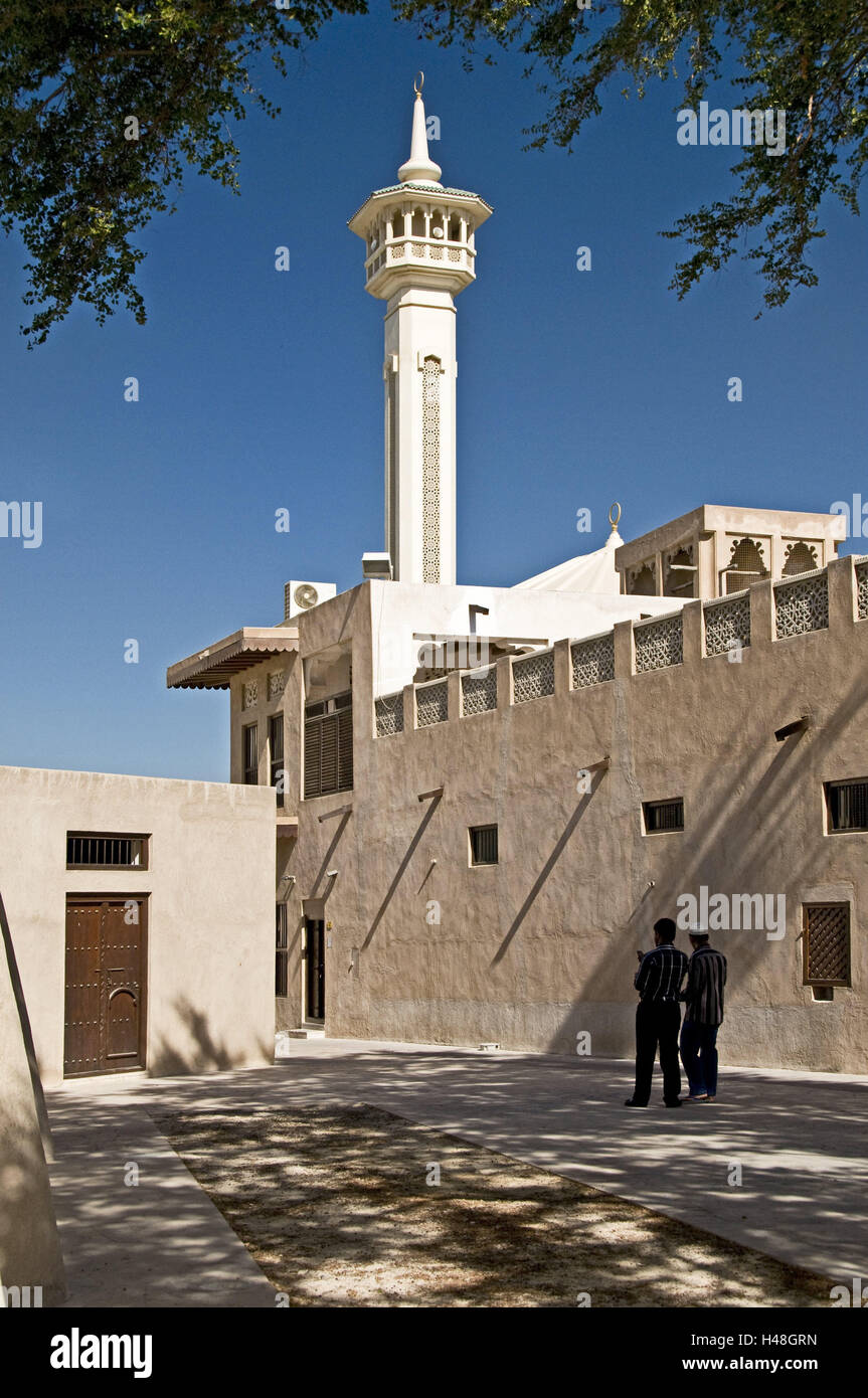 Vae Dubai Bastakiya Mosque Old Town Building Restores - 