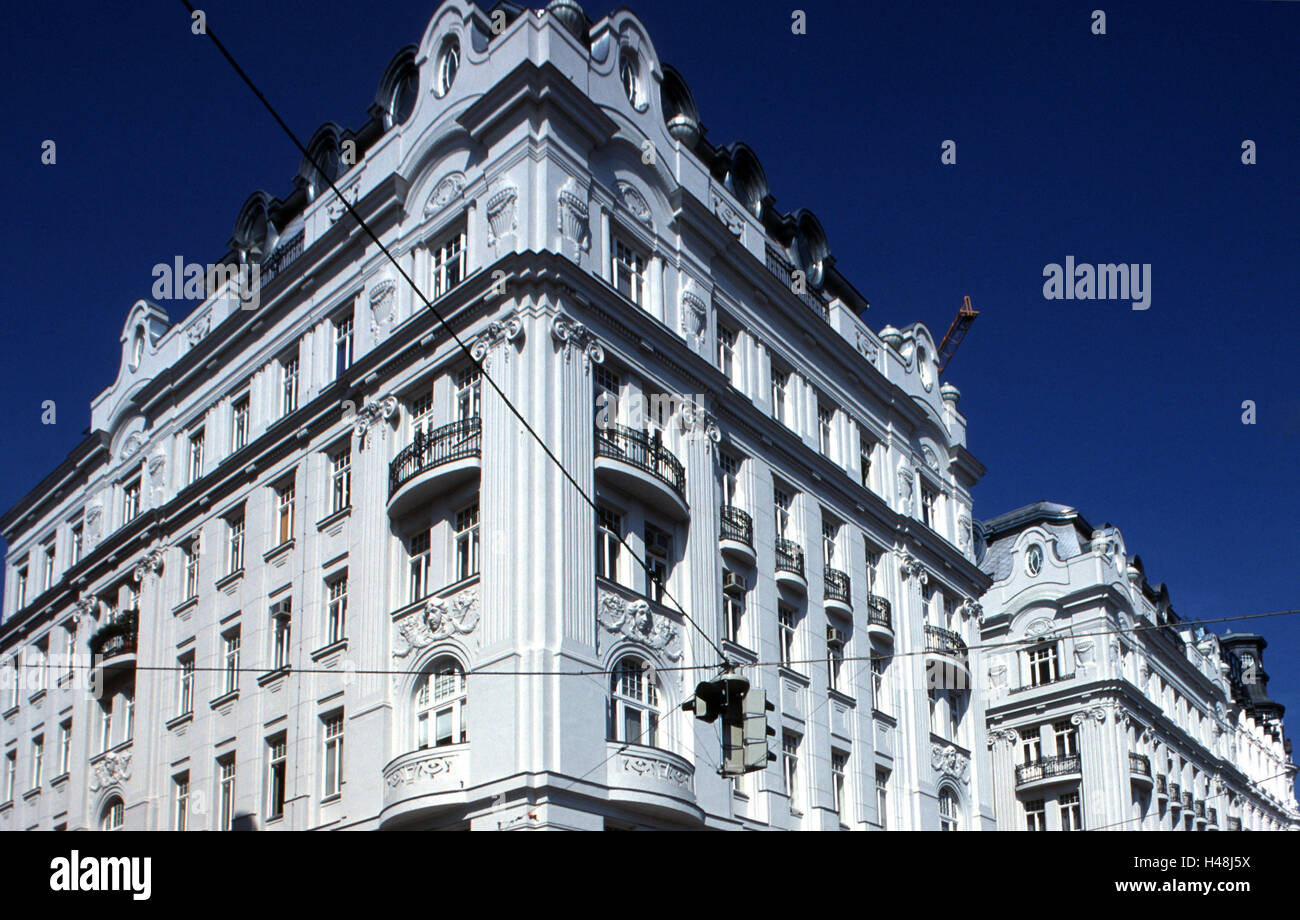 Austria Vienna Left Vienna Line Architecture Stock Photo Alamy