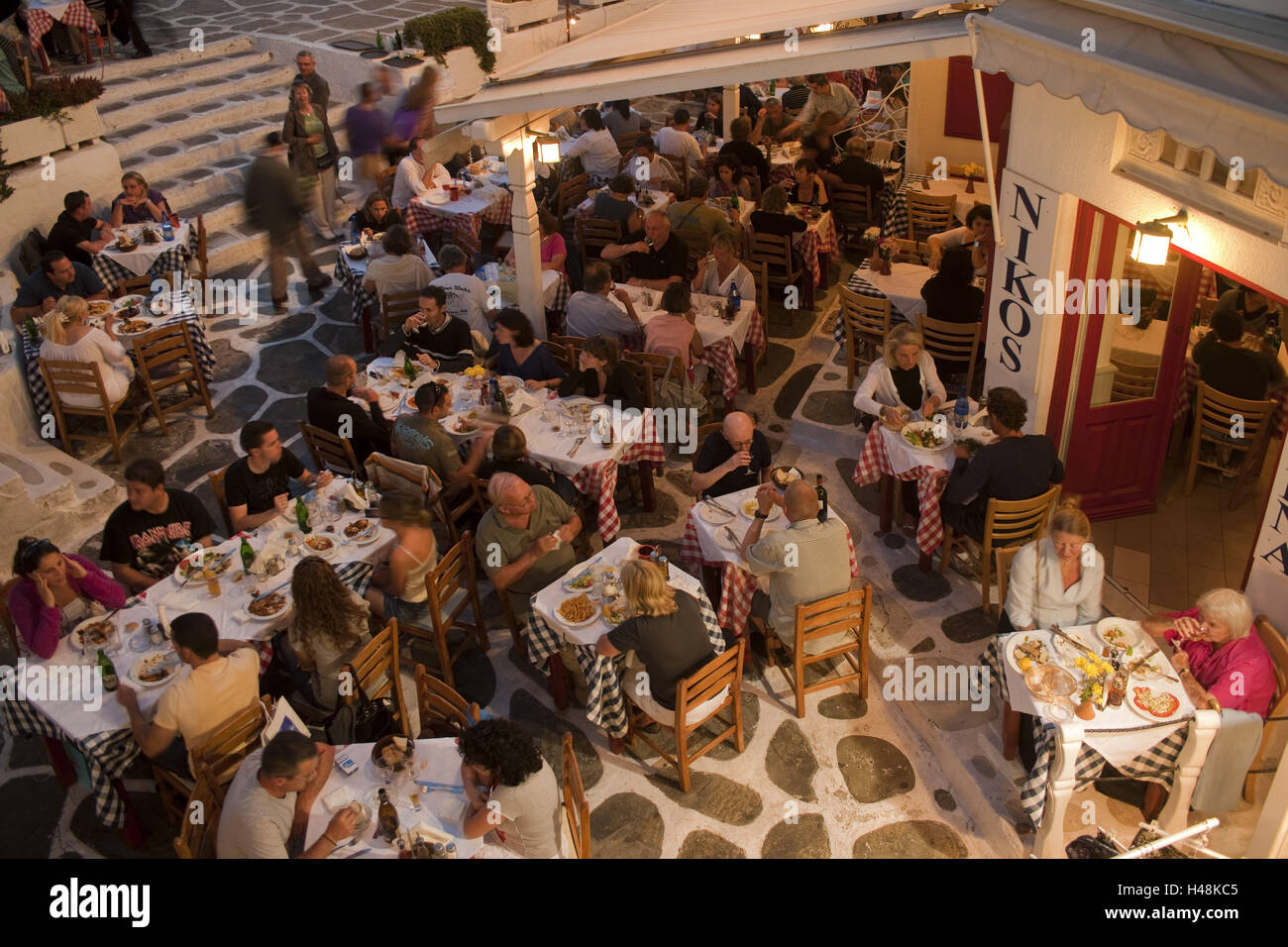 Mykonos Town Bar High Resolution Stock Photography and Images - Alamy