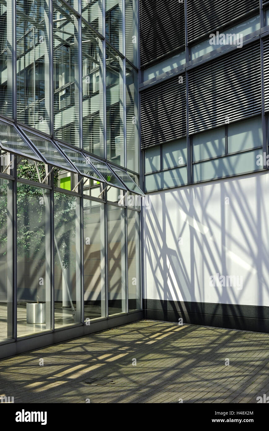 modern, architecture, interior, wall, window, opened, glass surfaces