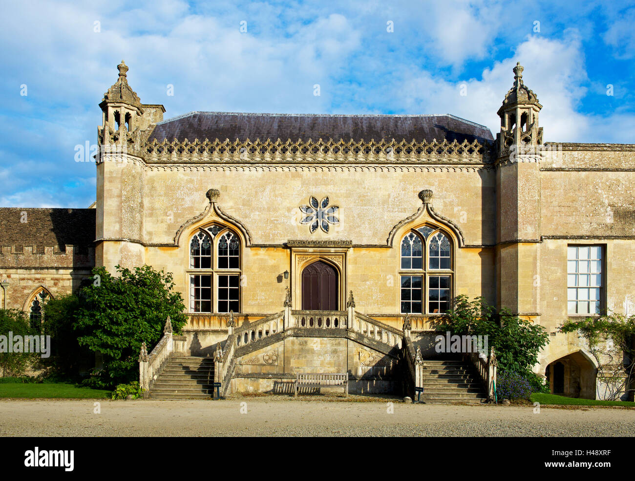Lacock Abbey, Lacock, Wiltshire, England UK Stock Photo Alamy