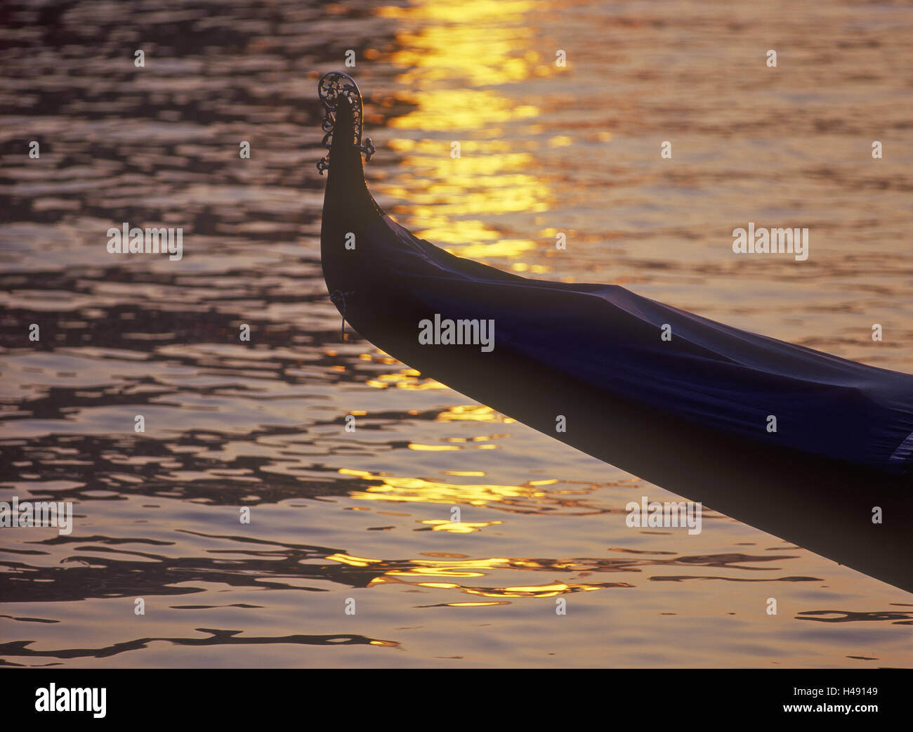 Gondola detail venice hi-res stock photography and images - Alamy