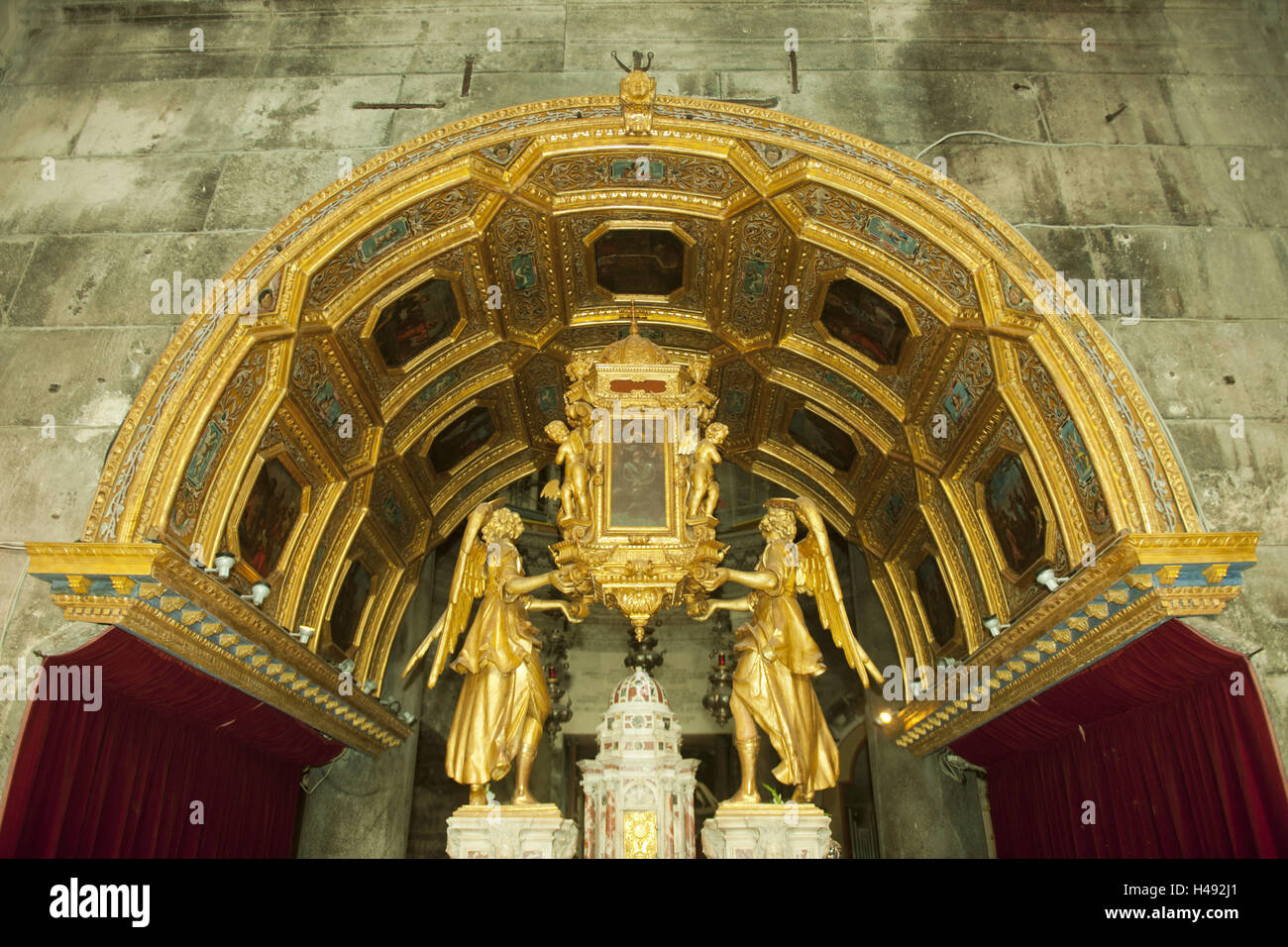 Croatia, Dalmatia, Split, cathedral Sveti Duje, north altar in the mausoleum, Stock Photo