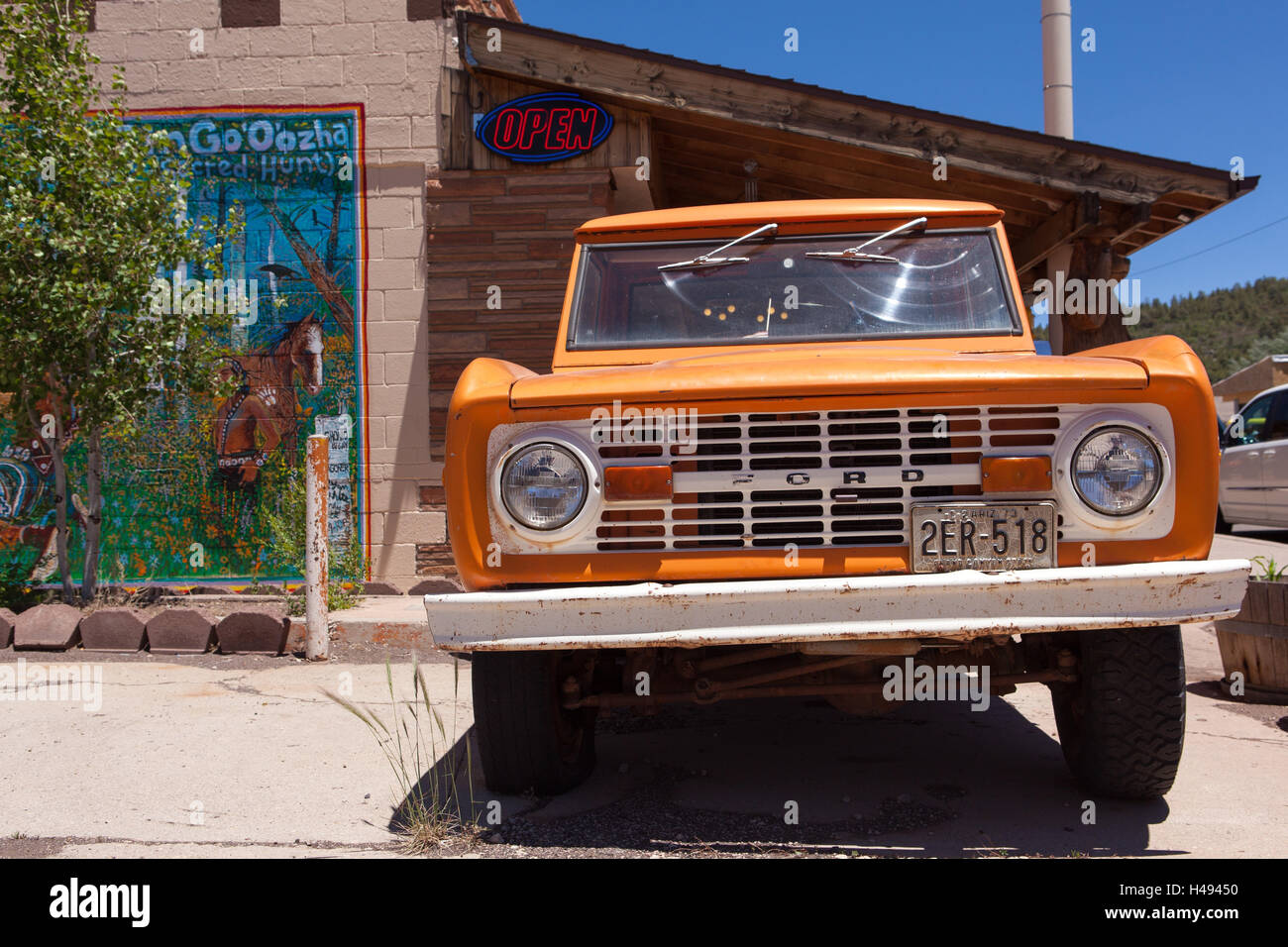 USA, Arizona, Route 66, Williams, old Ford, Stock Photo