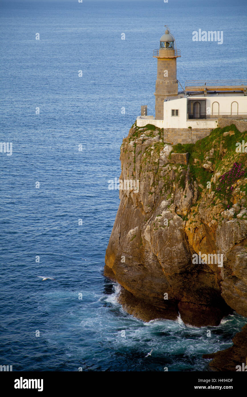Basque Lighthouse Lighthouse of lekeitio hi-res stock photography and images - Alamy