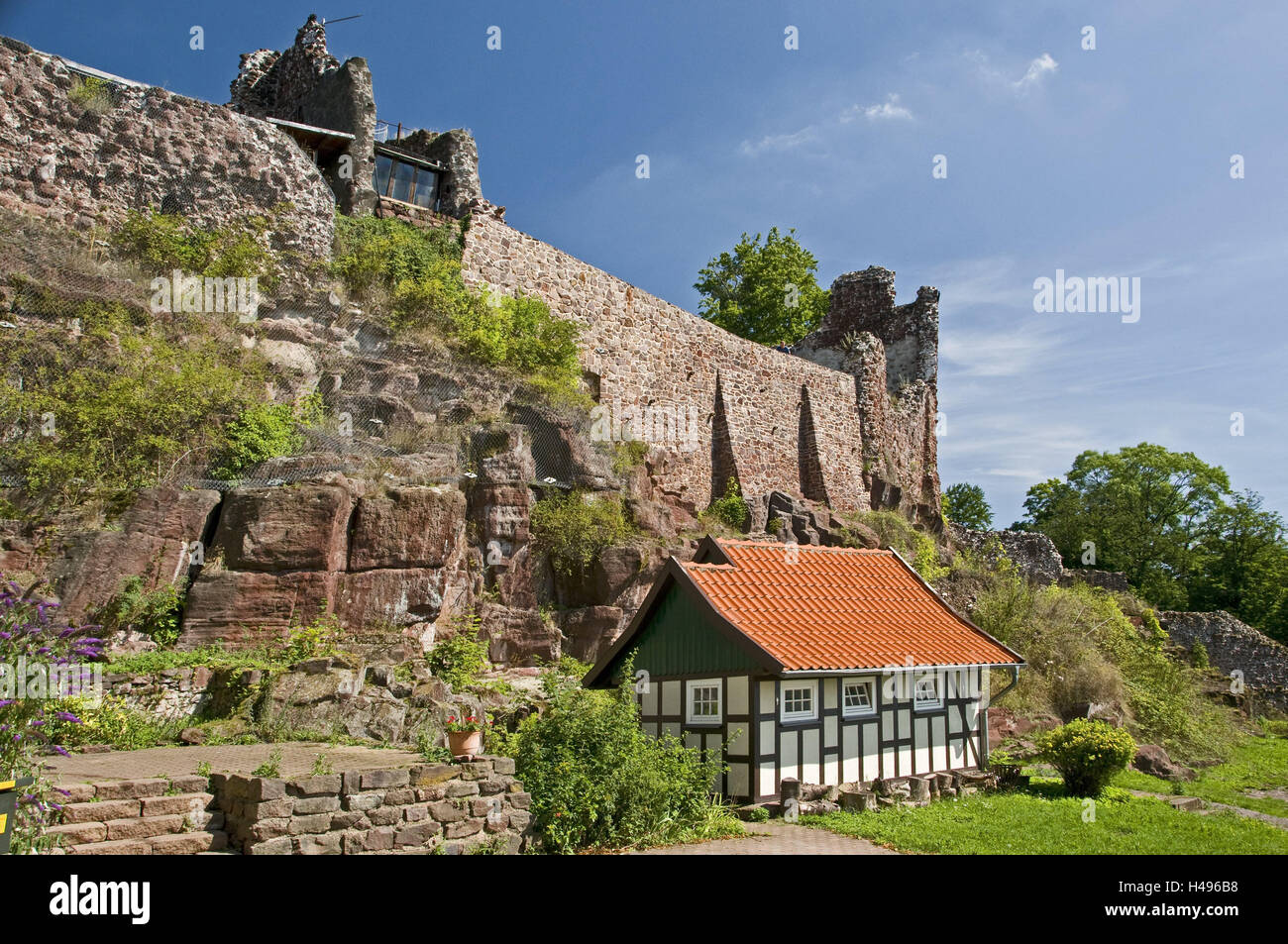 Germany, Thuringia, South Harz, Neustadt (city), 'Burg Hohenstein
