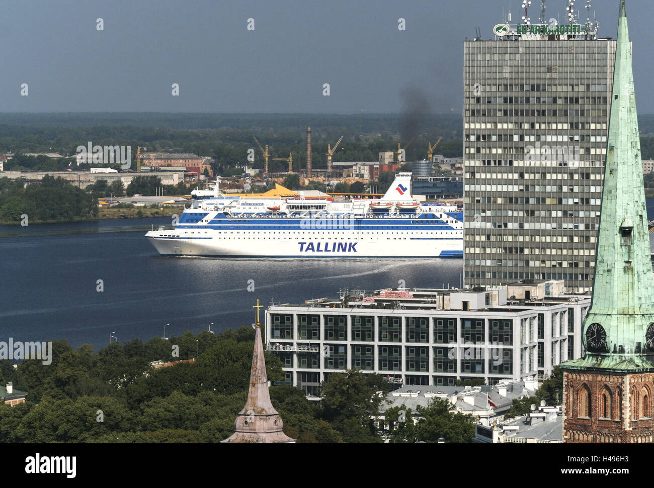 Latvia riga harbour hi-res stock photography and images - Alamy
