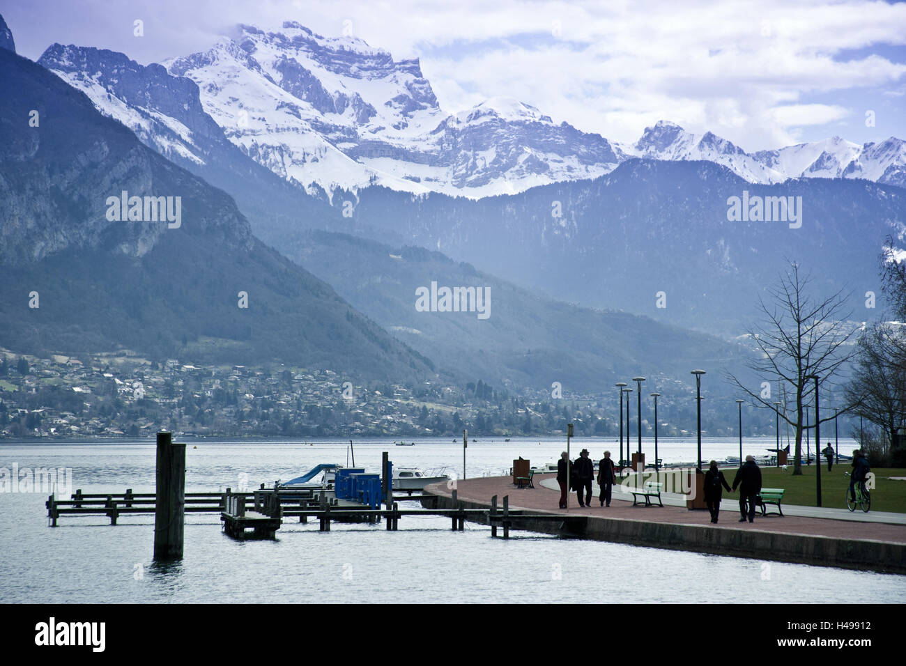 Lac Annecy, Haute-Savoie, France, Europe, Stock Photo
