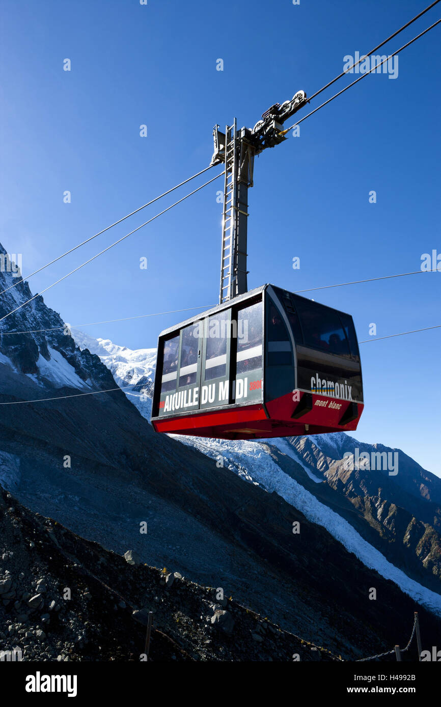 Cable car aiguille du midi hi-res stock photography and images - Alamy