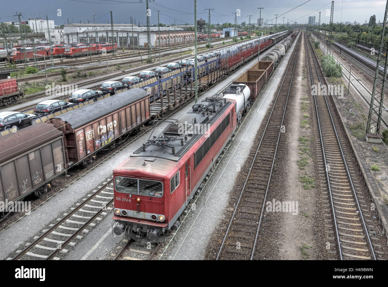 Freight trains, Stock Photo