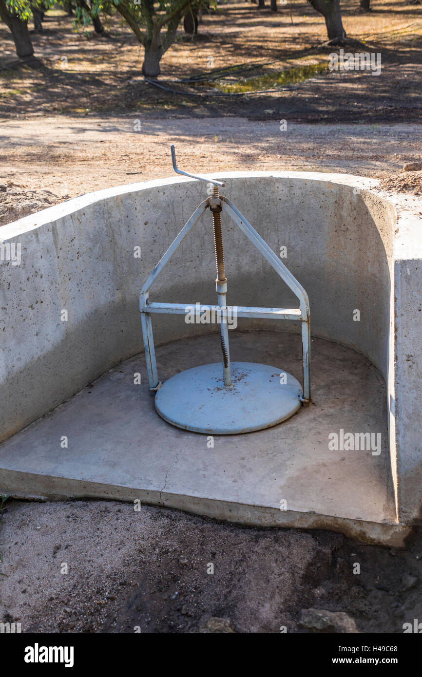 An irrigation control valve that uses an Acme style screw thread to control the volume of water