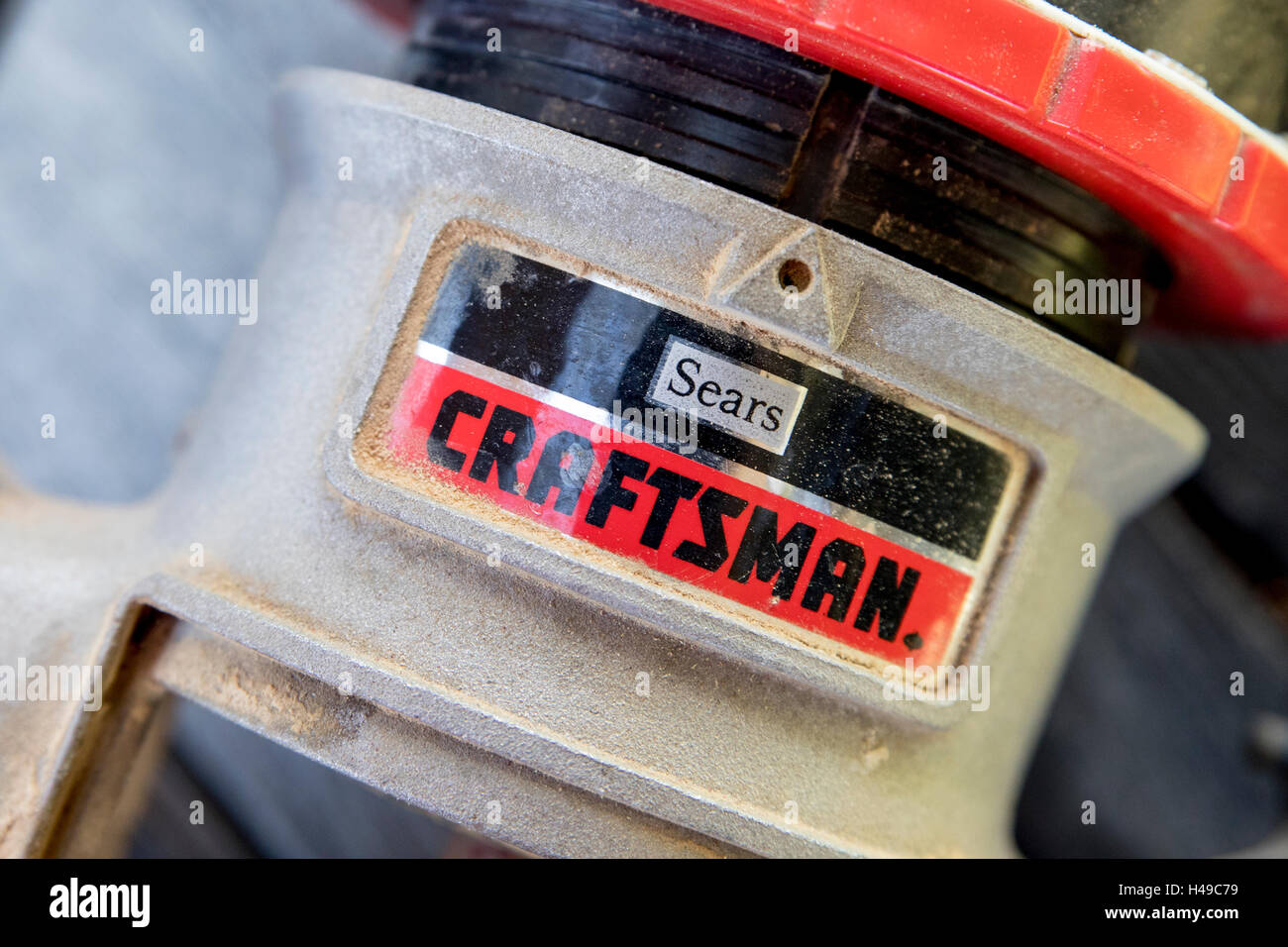 A Sears Craftsman brand router. Sears Holdings is trying to sell off
