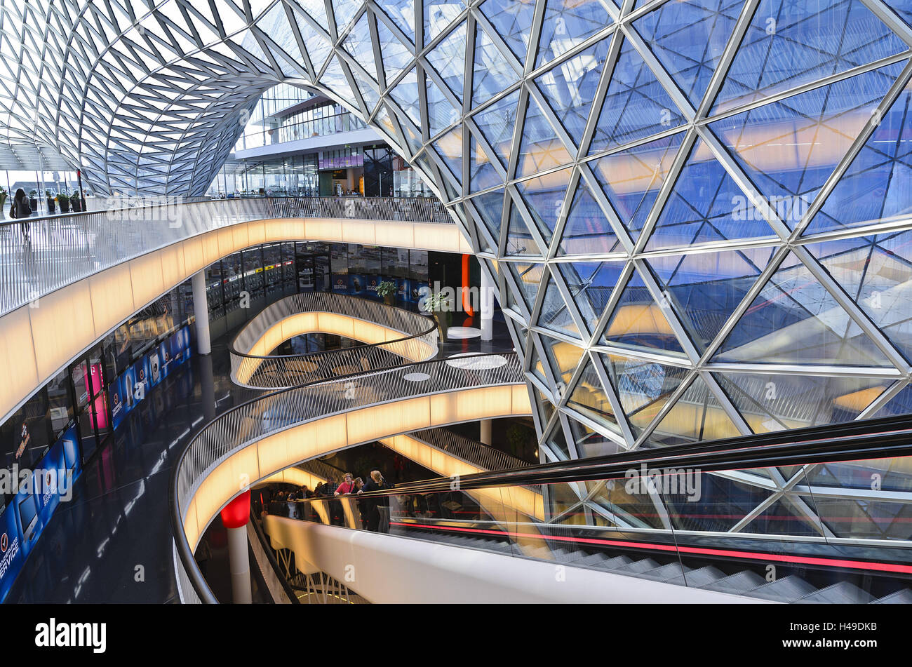 Germany, Hessen, Frankfurt, mall, inside, 