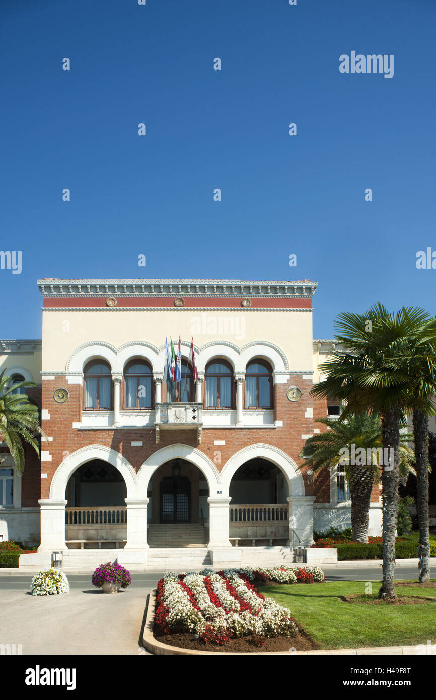 Croatia, Istria, Porec, historical city hall, Stock Photo