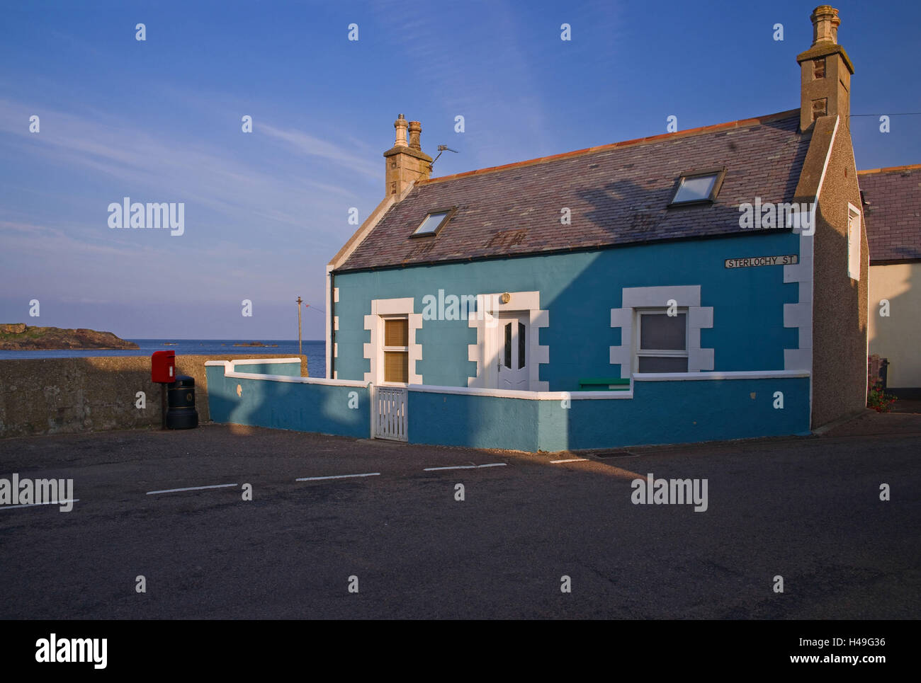 Scotland Findochty, house Stock Photo Alamy