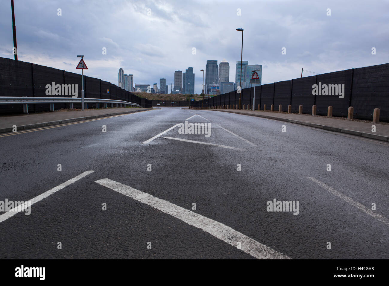 Great Britain, London, North Greenwich, view of dock country, Stock Photo